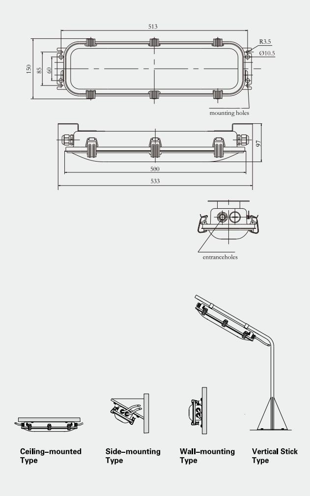 Luminária pendente LED HJCL16 Marine