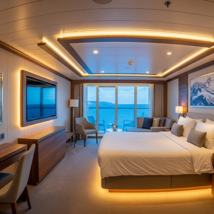 Cruise ship lighting