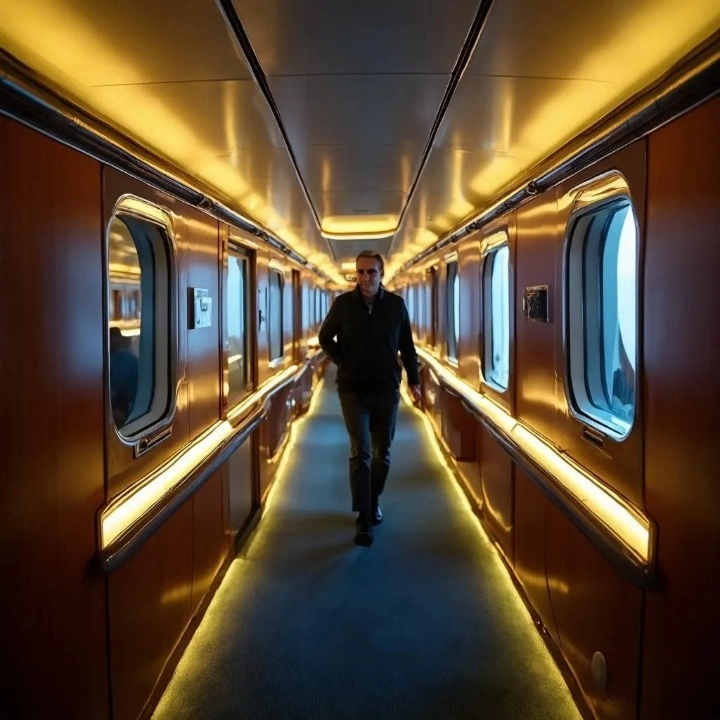 Cabin lighting ideas - corridor