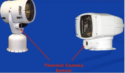 Marine Searchlights Intergtated with Thermal Imaging and Night Vision