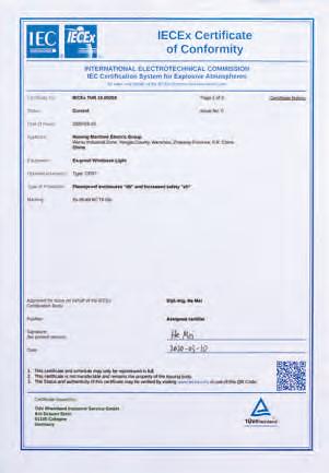 Yushuo-IECEx Certification