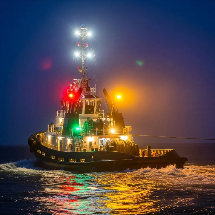 Lighting-configuration-for-towing-vessels