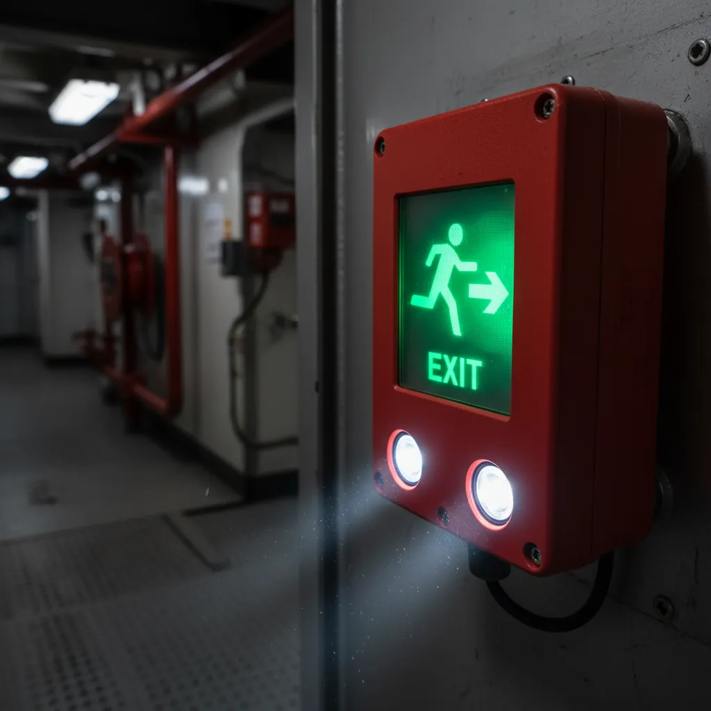 Marine emergency lights