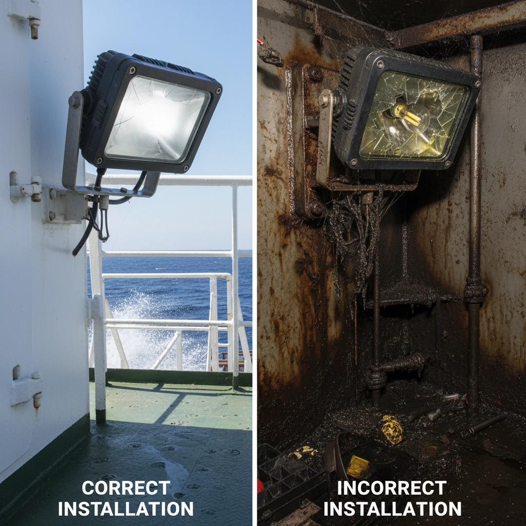 Correct Installation vs. Incorrect Installation