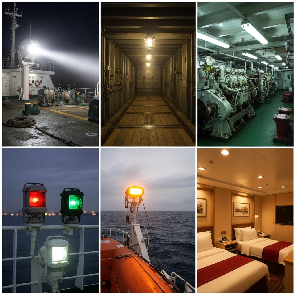 Marine lighting application scenarios