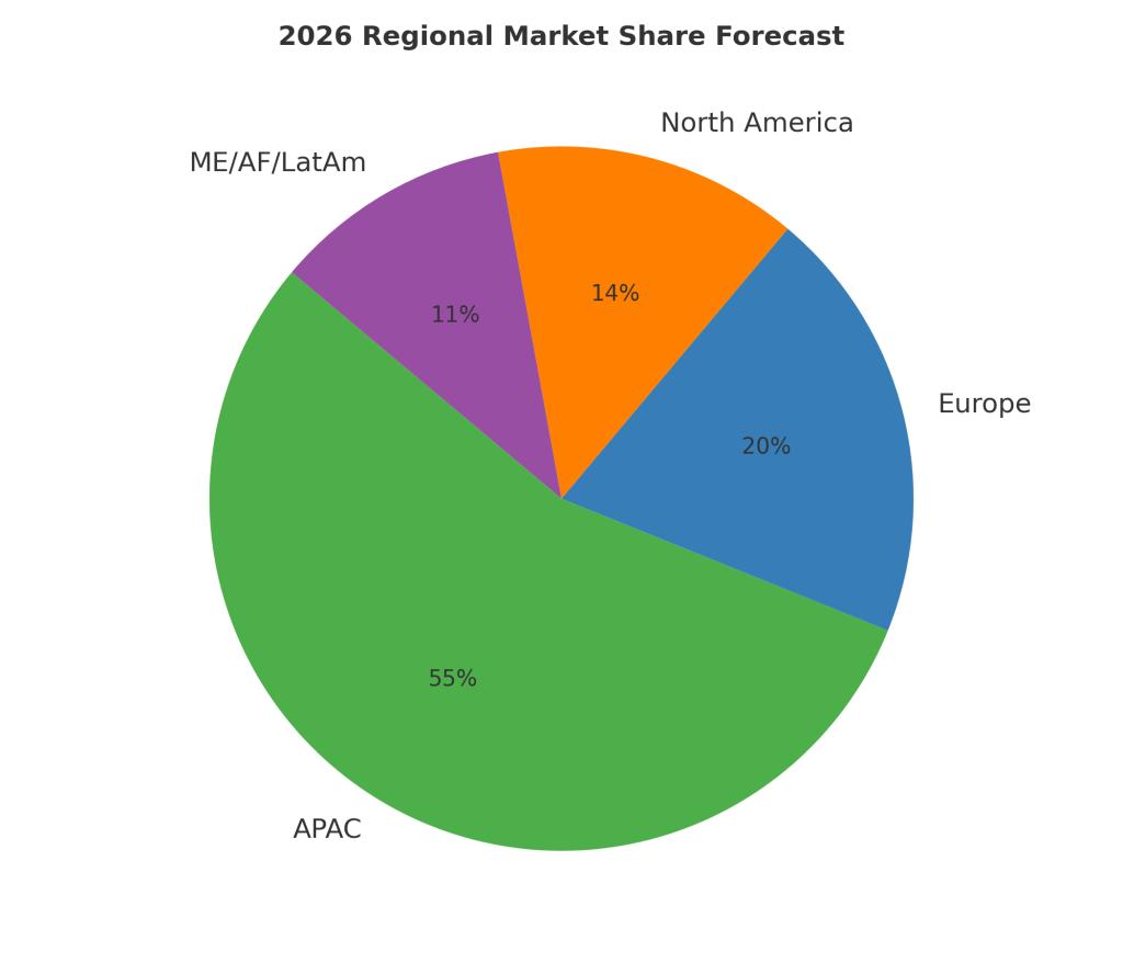 2026 Regional Market Share Forecast