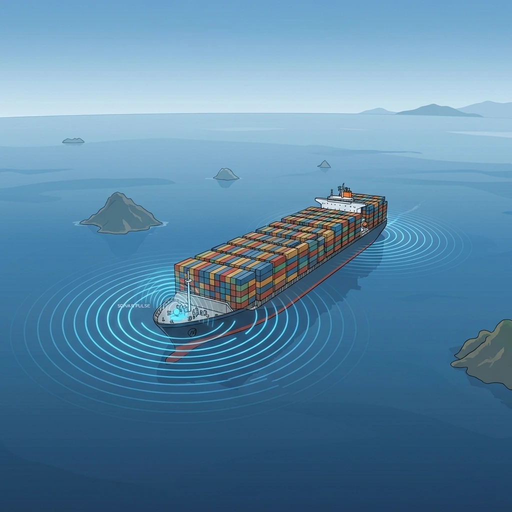 maritime sound signals fog horn at sea