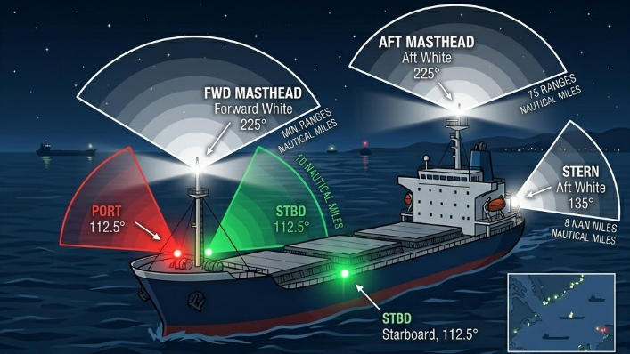 Visibility and Range for Navigation Lights