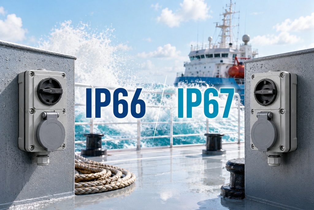 IP66 vs IP67 waterproof switch socket