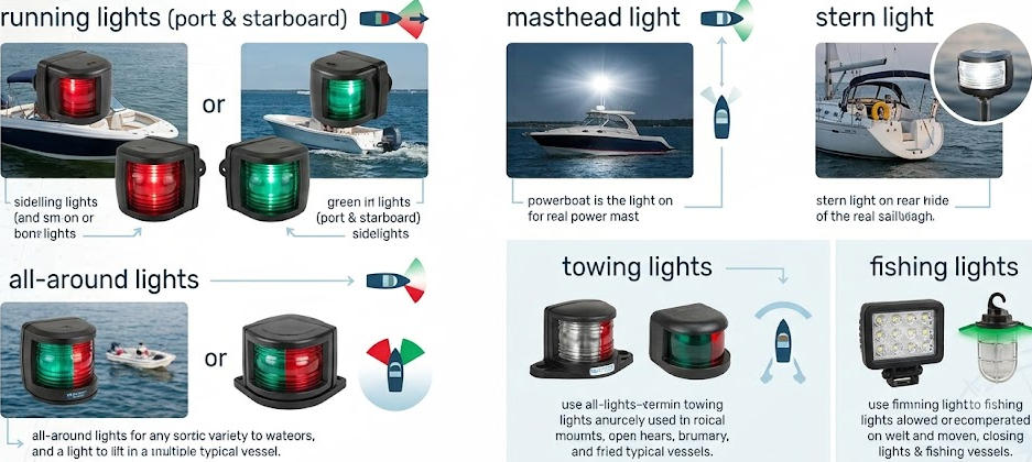 Different Types of Navigation Lights