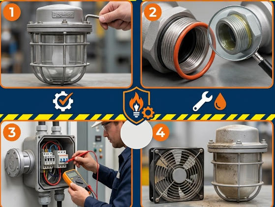 Measures for Preventing Explosion-Proof Light Failures