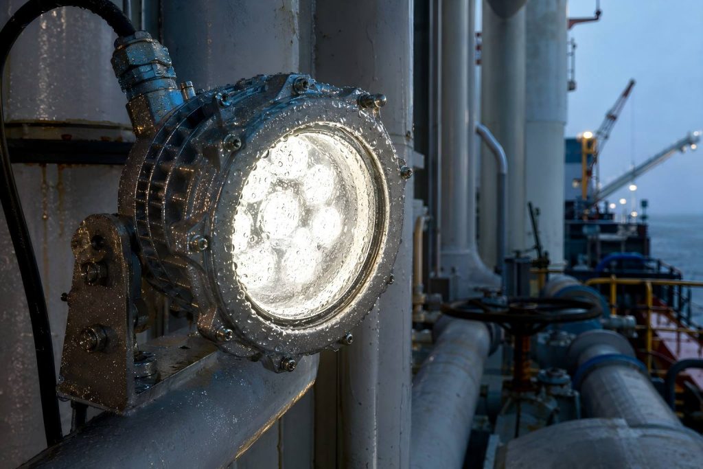 Waterproof LED fixture for deck marine lighting replacement