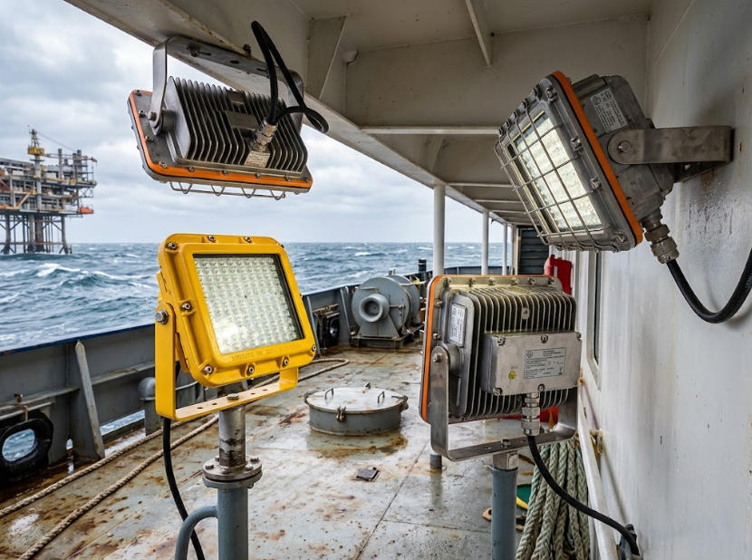 Explosion-proof flood Lights for marine applications