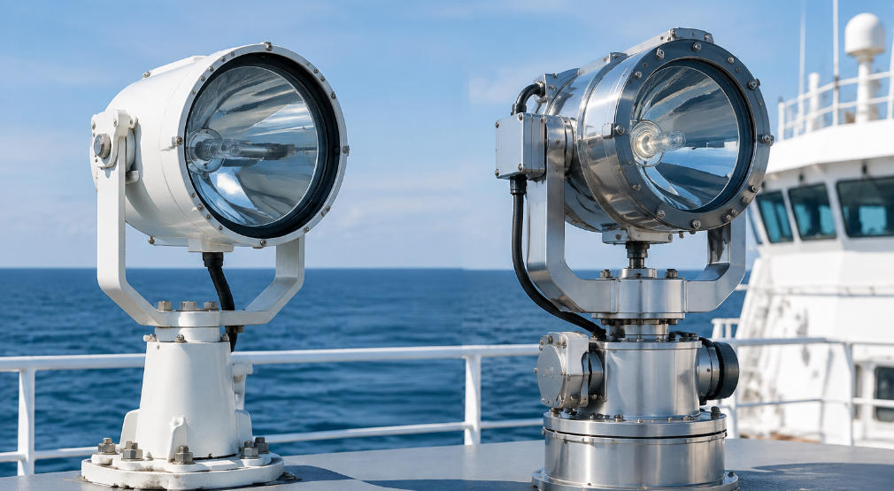Fixed and Rotating Marine Searchlights