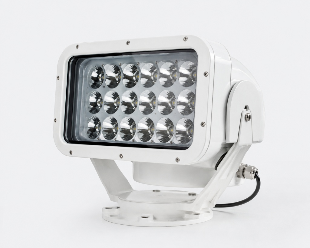 LED marine searchlight for tugboat