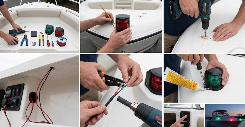 How to Install Marine Navigation Lights